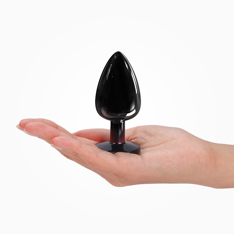 Dorcel Diamond Plug korek analny z czarnym kryształkiem L