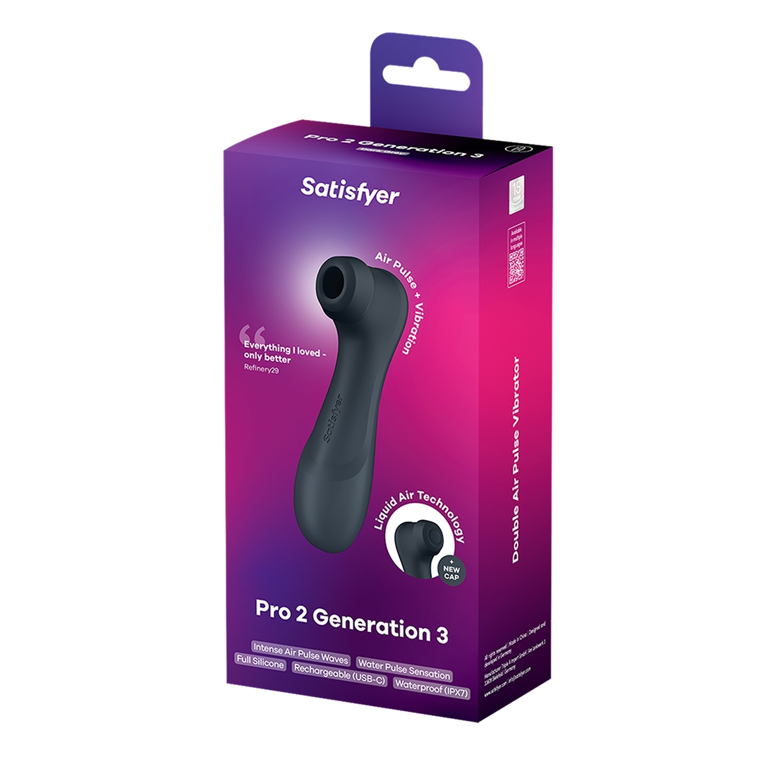 Satisfyer Pro 2 Generation 3 bezdotykowo-wibrujący masażer łechtaczki