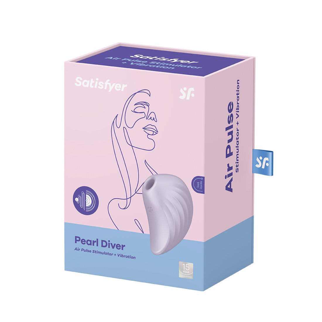 Satisfyer Pearl Diver bezdotykowo-wibrujący masażer łechtaczki 2 w 1