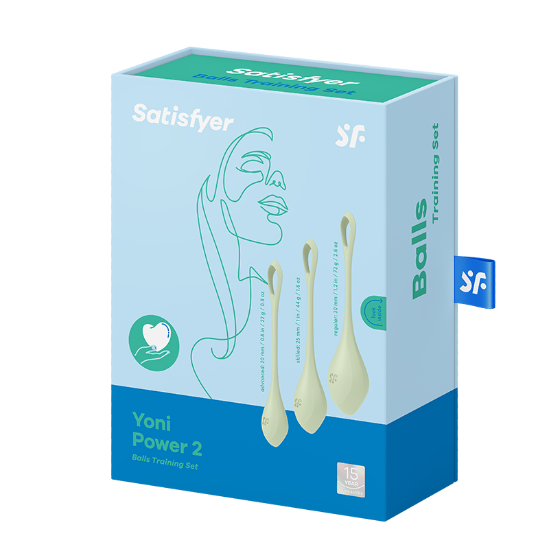 Satisfyer Yoni Power 2 zestaw kulek do ćwiczeń mięśni dna miednicy