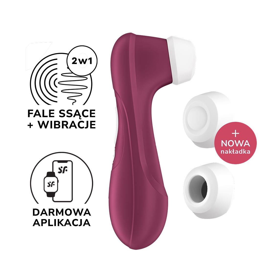 Satisfyer Pro 2 Generation 3 App bezdotykowo-wibrujący masażer łechtaczki sterowany telefonem