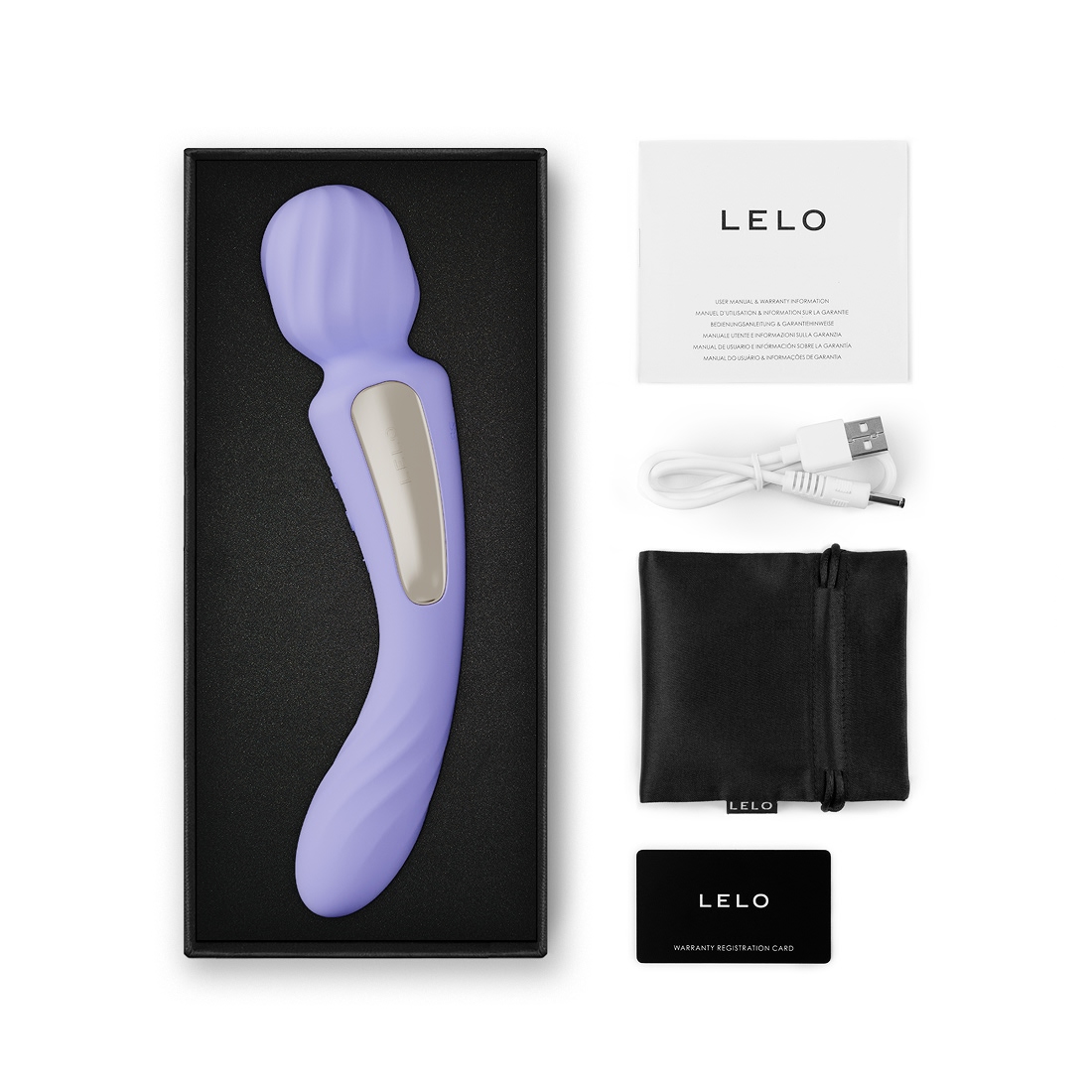 LELO Switch 2 w 1 masażer do ciała i wibrator punktu G sterowany telefonem