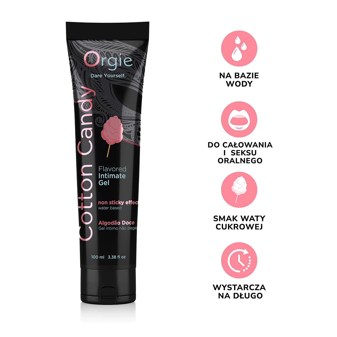 Orgie Lube Tube lubrykant na bazie wody o smaku waty cukrowej
