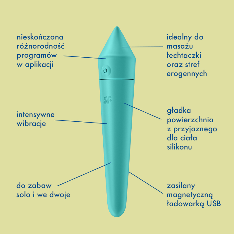 Satisfyer Ultra Power Bullet 8 masażer łechtaczki sterowany telefonem