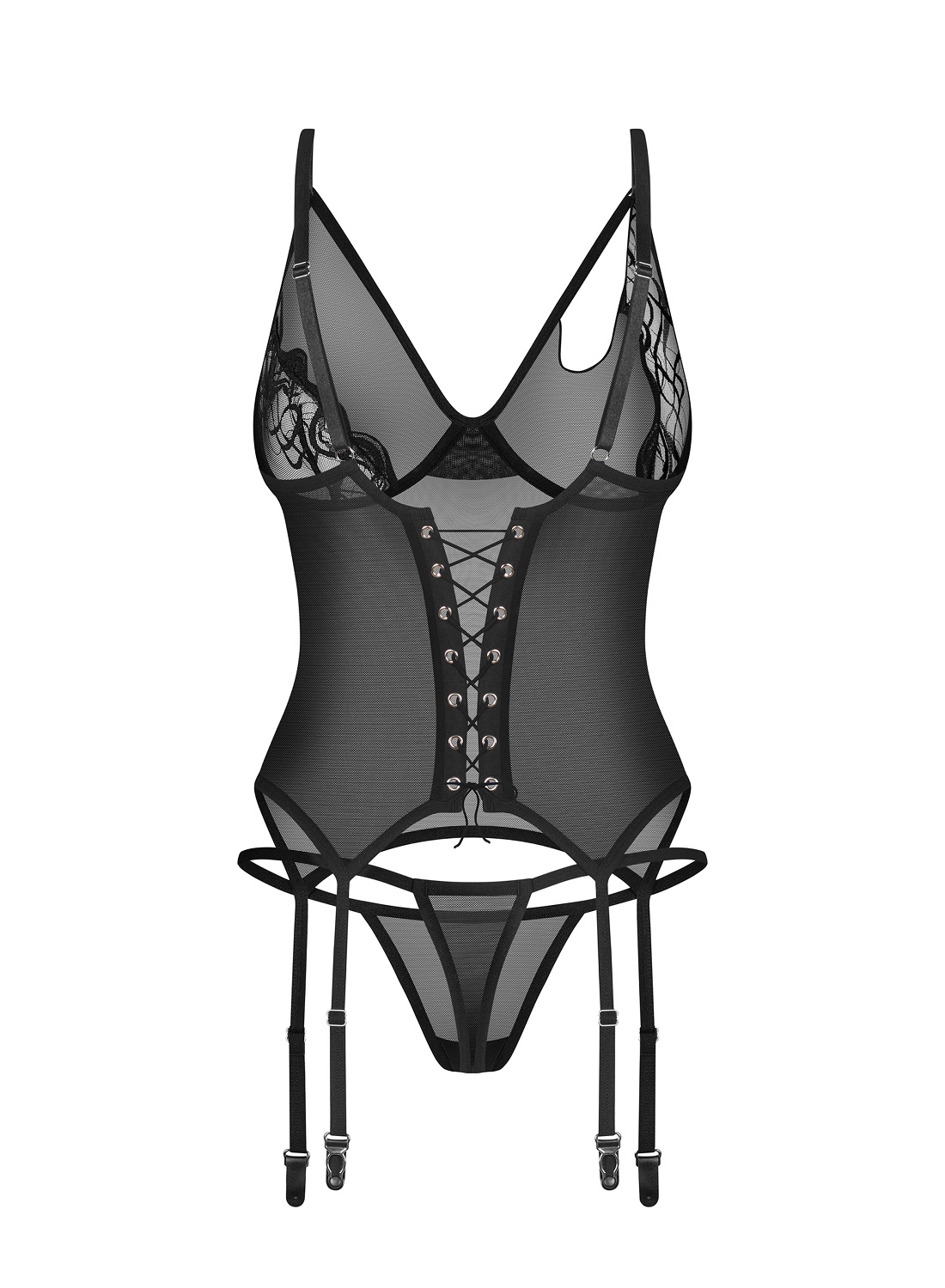 Obsessive Saturis gorset i stringi