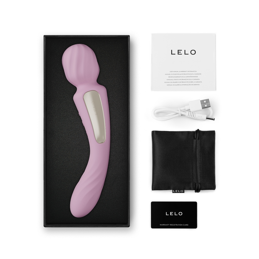 LELO Switch 2 w 1 masażer do ciała i wibrator punktu G sterowany telefonem