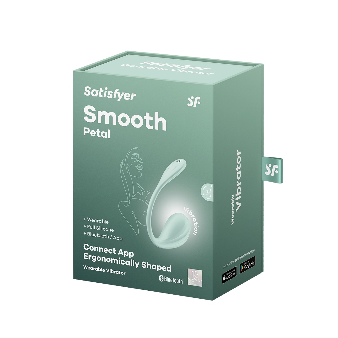 Satisfyer Smooth Petal wibrująca kulka sterowana telefonem 