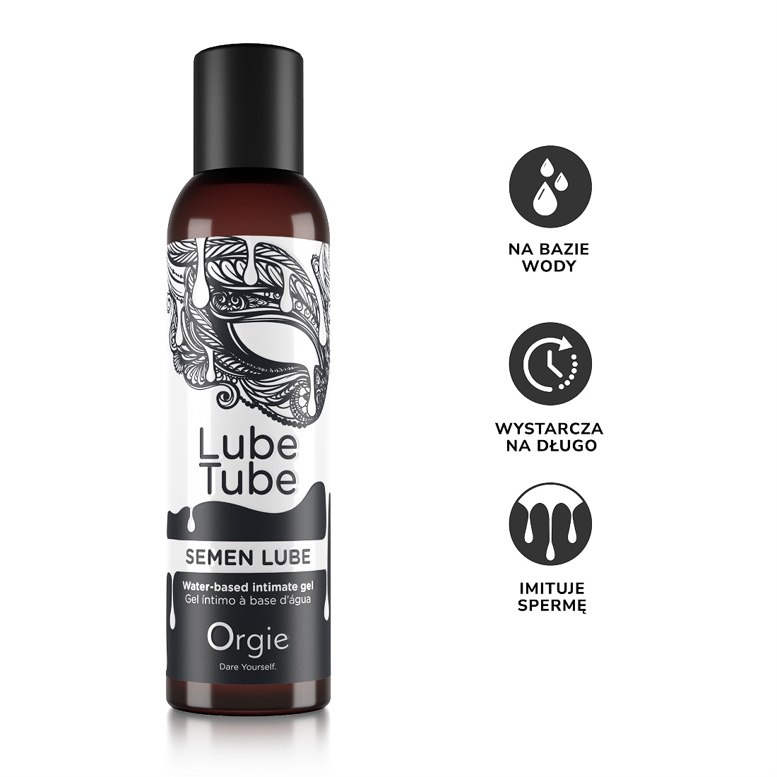 Orgie Lube Tube Semen Lube realistyczny lubrykant wodny