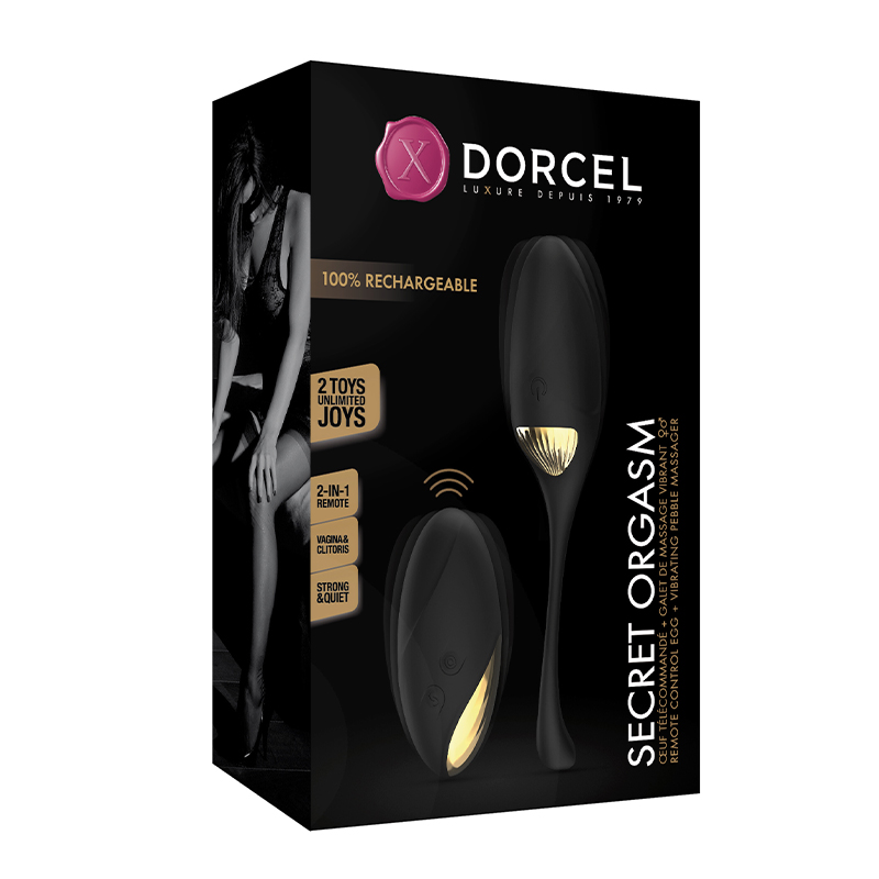 Dorcel Secret Orgasm wibrująca kulka z pilotem 2 w 1 