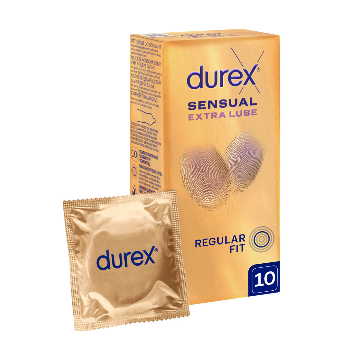 Durex Sensual Extra Lube najcieńsze prezerwatywy dodatkowo nawilżone