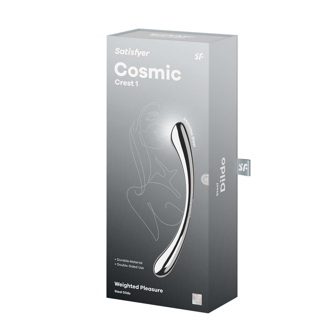 Satisfyer Cosmic Crest 1 stalowe dildo