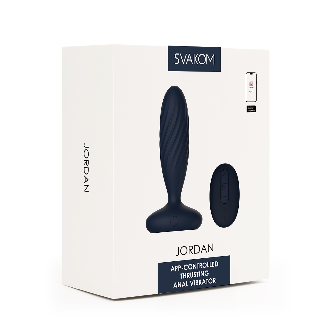 Svakom Jordan pulsujący korek analny sterowany pilotem i telefonem 