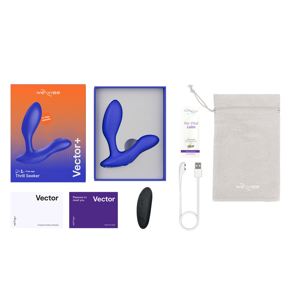 We-Vibe Vector+ masażer prostaty sterowany pilotem i telefonem