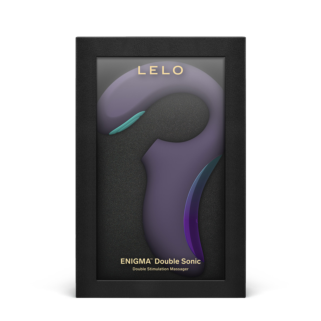 LELO Enigma Double Sonic wibrator króliczek z sonicznym masażerem łechtaczki sterowany telefonem 