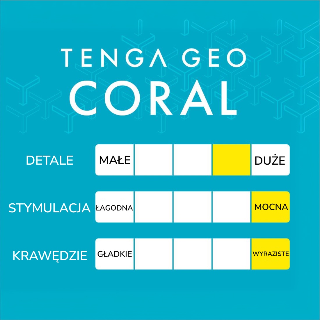 Tenga Geo Coral New Edition miękki masturbator