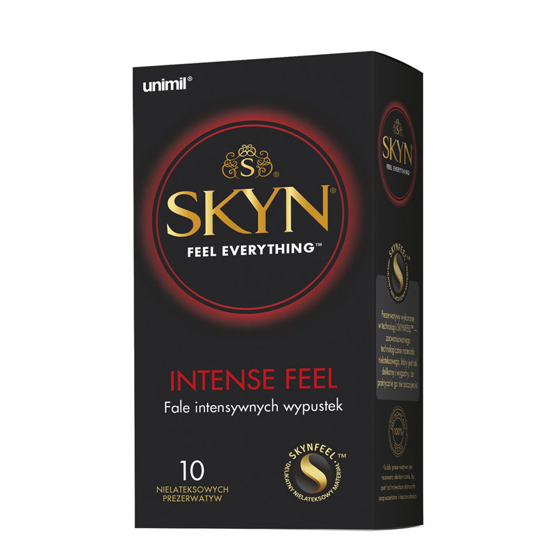 SKYN Intense Feel nielateksowe prezerwatywy z wypustkami