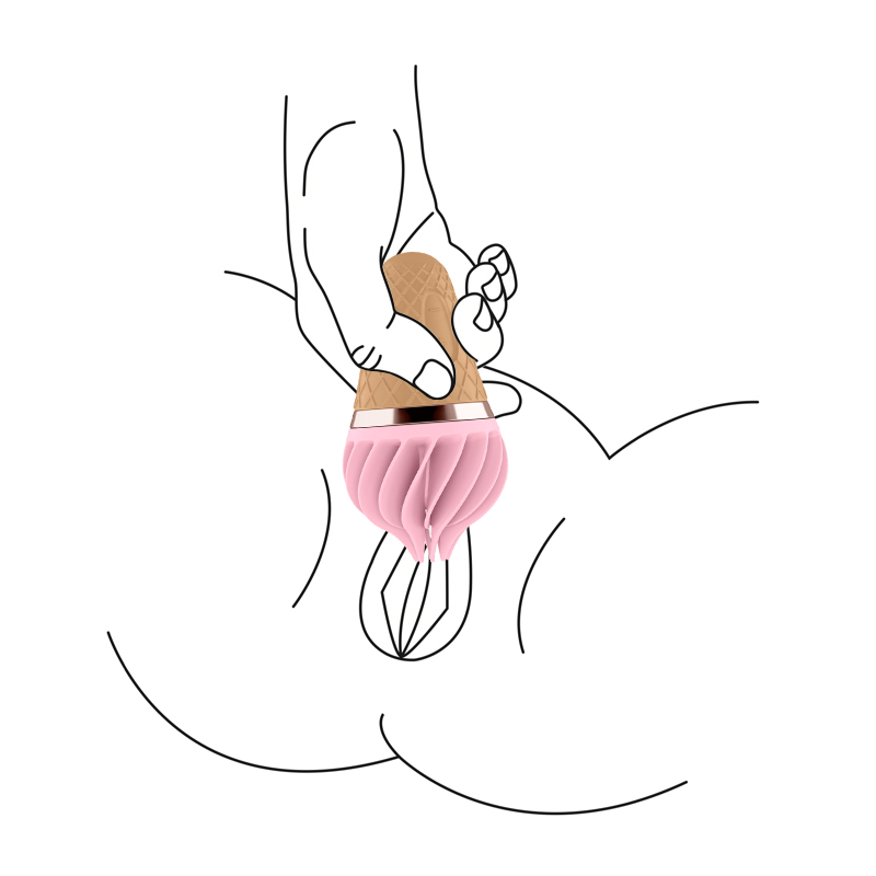 Satisfyer Sweet Treat obrotowy masażer w kształcie loda włoskiego