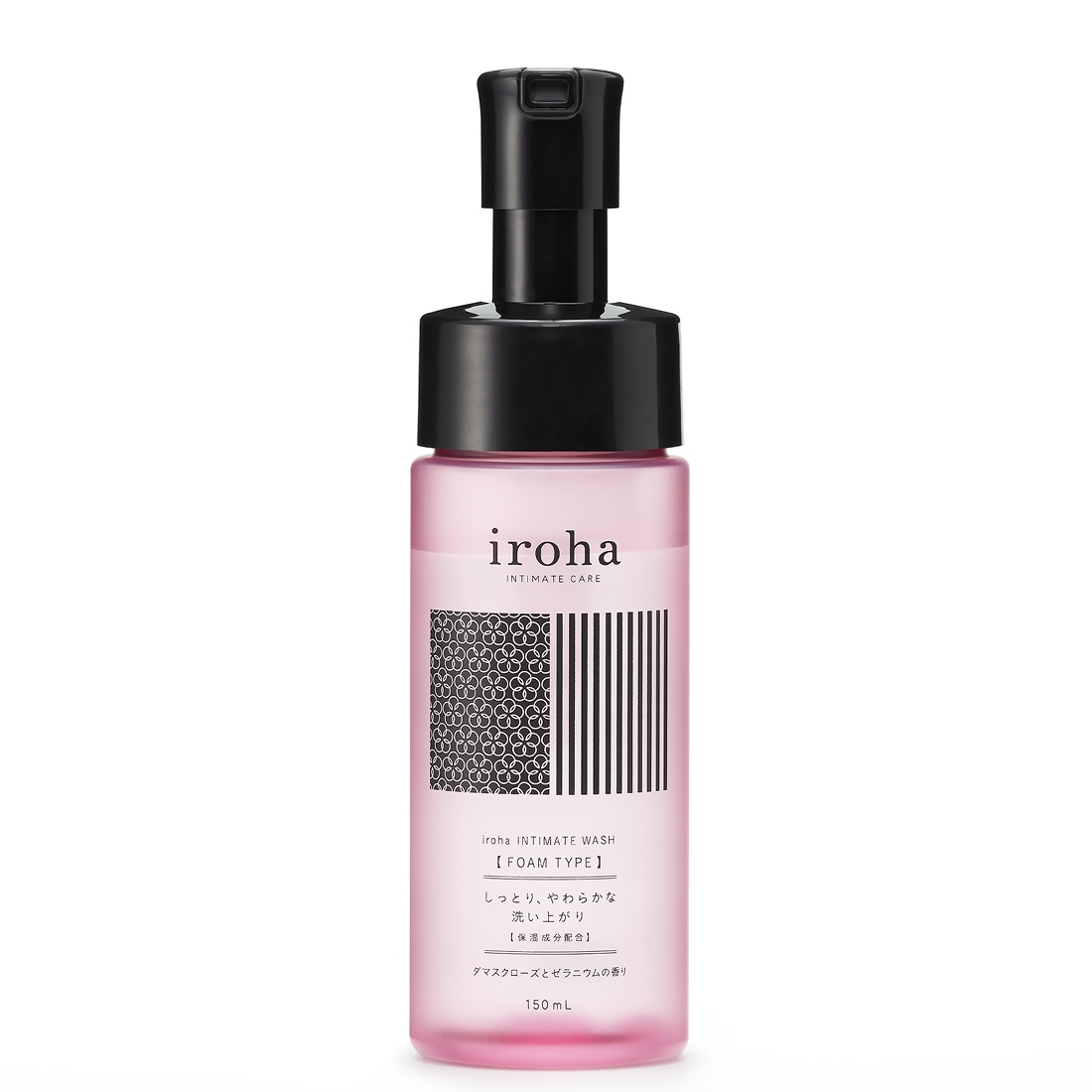 Iroha Intimate Wash pianka do higieny intymnej o zapachu róży damasceńskiej i geranium