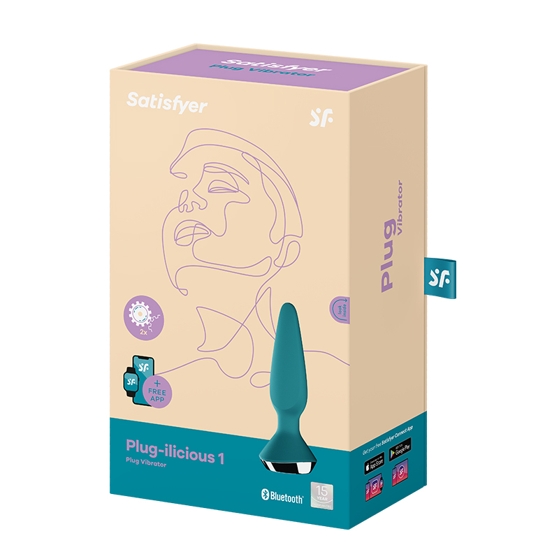 Satisfyer Plug-ilicious 1 wibrujący korek analny sterowany telefonem 