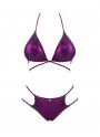 Obsessive dwuczęściowy kostium kąpielowy fioletowy (Balitta)