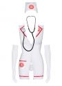 Obsessive kostium pielęgniarki biało-czerwony (Emergency)