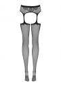 Obsessive garter stockings czarne (S232)