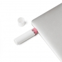 Magic Motion Lotos miniwibrator w kształcie szminki sterowany telefonem biało-różowy
