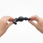 Dorcel Training Beads koraliki analne czarne – rozmiar S