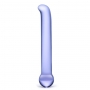 Gläs Purple G-Spot szklane dildo fioletowe