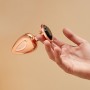 Dorcel Diamond Plug korek analny z czarnym kryształkiem różowe złoto – rozmiar L
