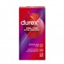 Durex Feel Thin ultracienkie dodatkowo nawilżane prezerwatywy 12 szt.