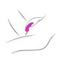 Kiiroo Titan Cliona zestaw zabawek erotycznych dla par do wirtualnego seksu na odległość czarno-purpurowy