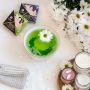 Shunga Moonlight Bath sól do kąpieli z afrodyzjakami zielona - kwiat lotosu - 75 g
