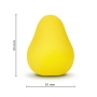 Gvibe Gegg masturbator w kształcie jajka żółty