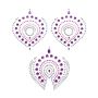 Bijoux Indiscrets Flamboyant biżuteria fioletowo-różowa