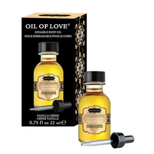 Kama Sutra Oil of Love rozgrzewający olejek do gry wstępnej waniliowy 22 ml