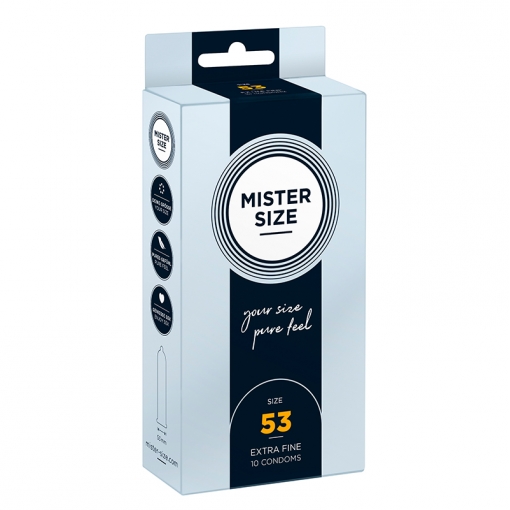 Mister Size 53 prezerwatywy dla obwodu 11 - 11,5 cm 10 szt.
