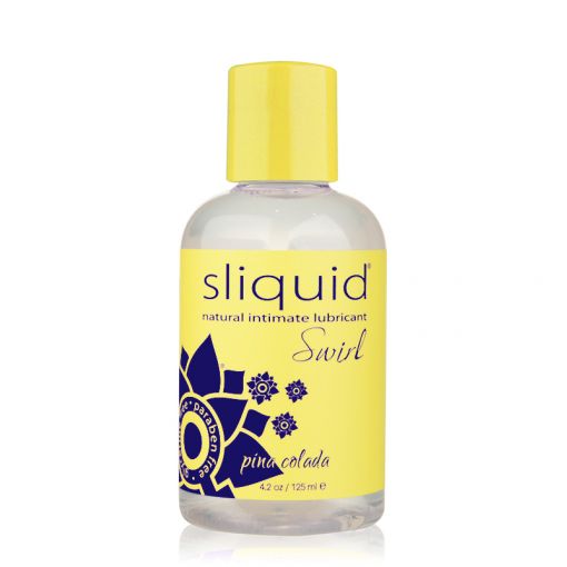 Sliquid Naturals Swirl smakowy lubrykant na bazie wody piña colada - 125 ml