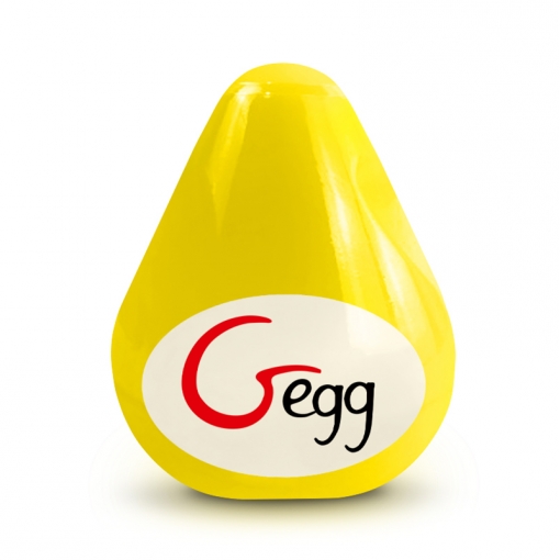 Gvibe Gegg masturbator w kształcie jajka żółty