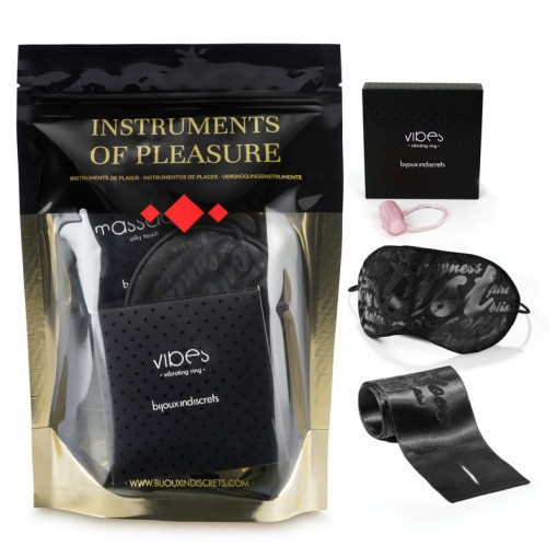 Bijoux Indiscrets Instruments Of Pleasure zestaw akcesoriów dla par Red