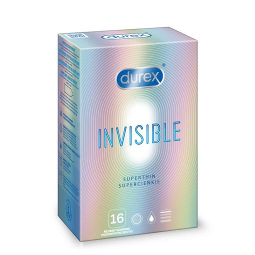 Durex Invisible najcieńsze prezerwatywy 16 szt.