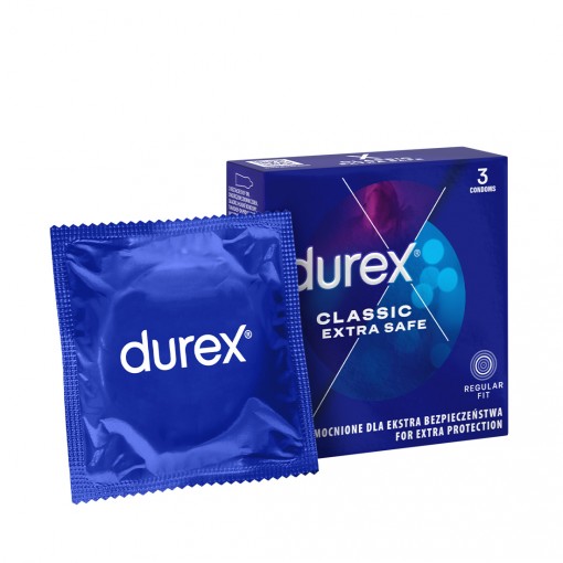 Durex Extra Safe prezerwatywy pogrubione 3 szt.
