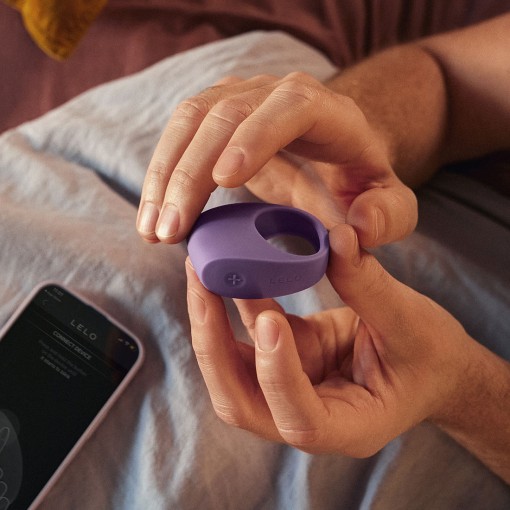 LELO Tor 3 wibrujący pierścień dla par sterowany telefonem liliowy