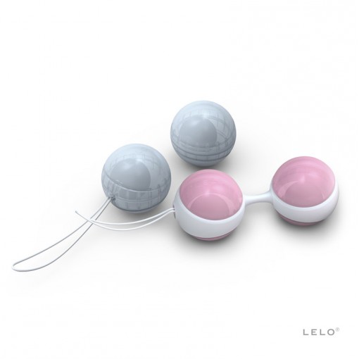 LELO Luna Beads Mini kulki gejszy różowo-błękitne