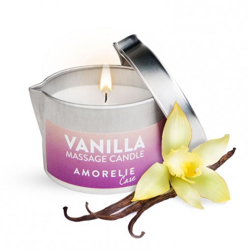 Amorelie Care świeca do masażu waniliowa – 50 ml