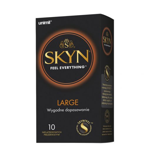 SKYN Large nielateksowe prezerwatywy powiększane 10 szt.
