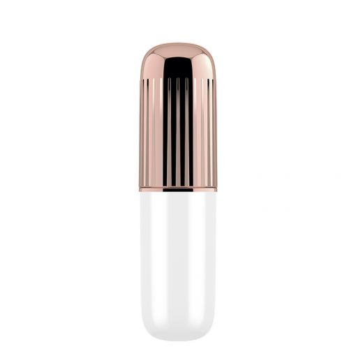 Satisfyer Secret Affair miniwibrator w kształcie szminki biały, różowe złoto