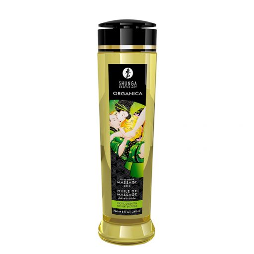 Shunga Organica organiczny olejek do masażu zielona herbata 240 ml