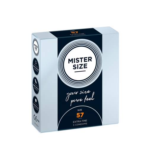Mister Size 57 prezerwatywy dla obwodu 11,5 - 12 cm 3 szt.