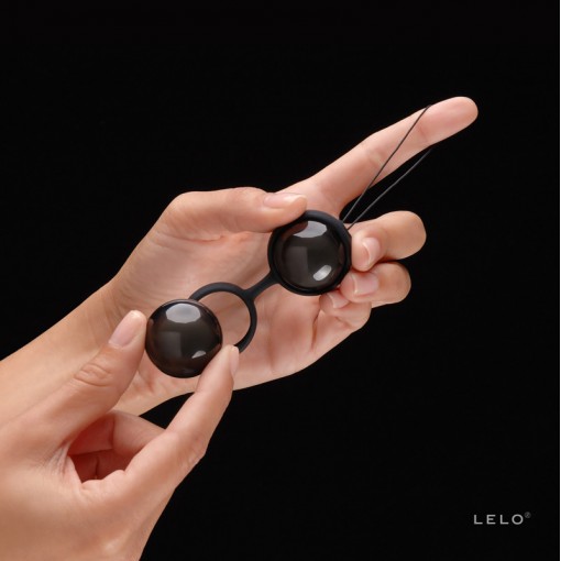 LELO Luna Beads Noir kulki gejszy czarne